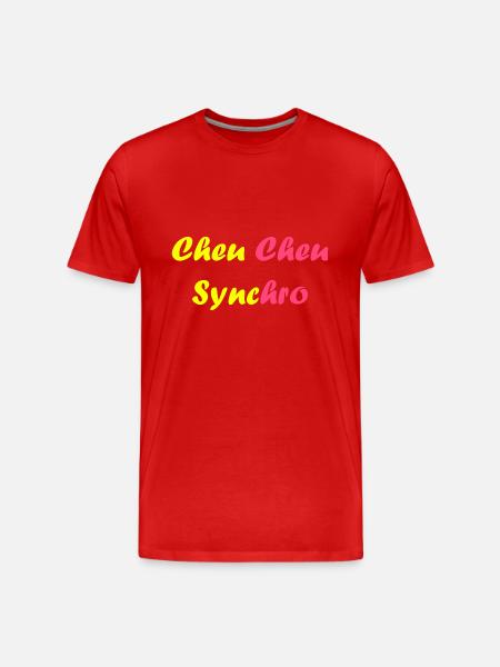 cheu cheu - T-shirt bio Premium Homme - rouge