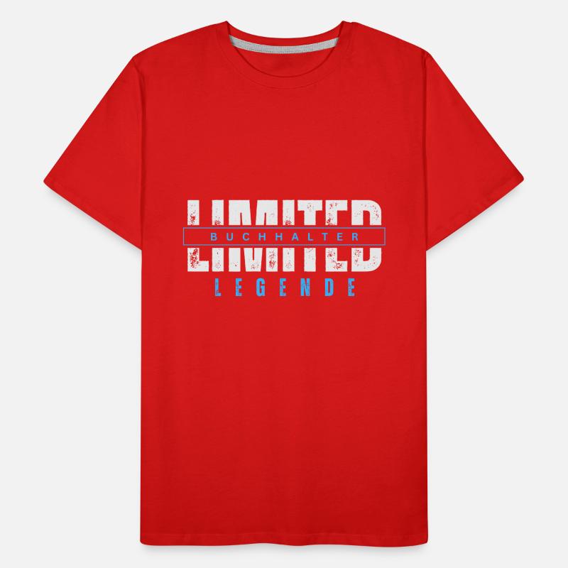 Légende comptable limitée. T-shirt bio Premium Homme