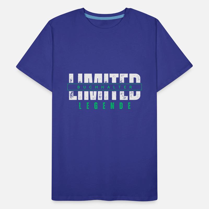 Légende comptable limitée. T-shirt bio Premium Homme
