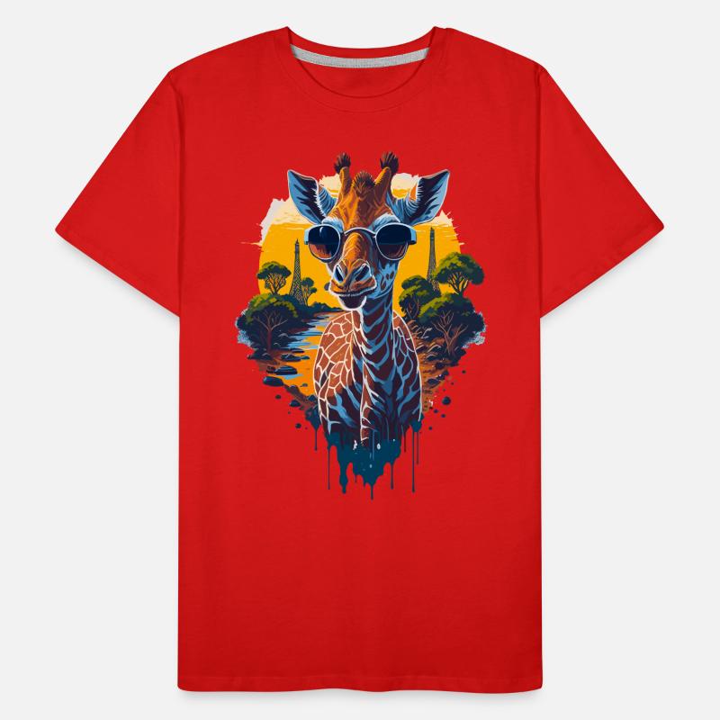 Girafe cool T-shirt bio Premium Homme