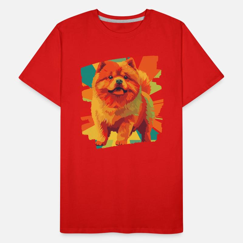 Chow Chow Männer Premium Bio T-Shirt