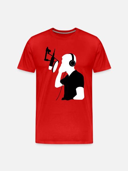 record - T-shirt bio Premium Homme - rouge