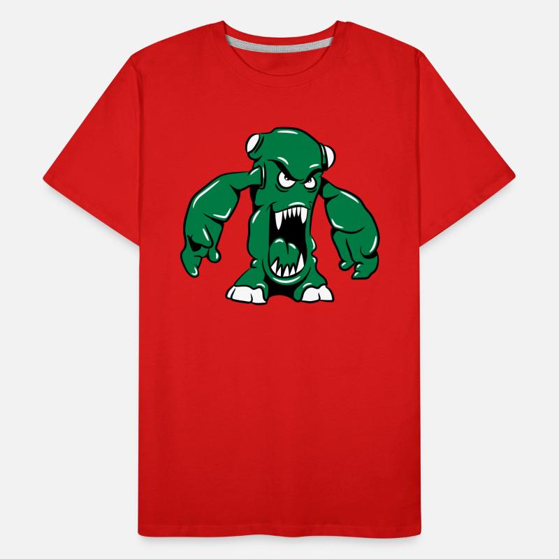 Monster fun funny Men's Premium Organic T-Shirt