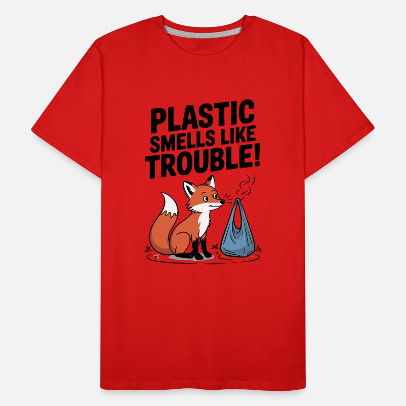 Plastic is a problem Men's Premium Organic T-Shirt