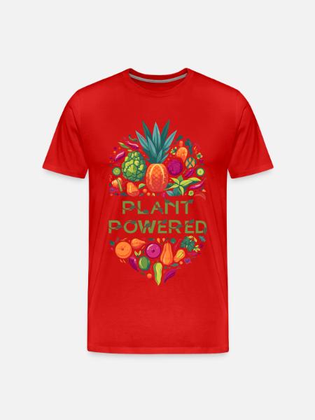 Vegan Pride - Men's Premium Organic T-Shirt - red