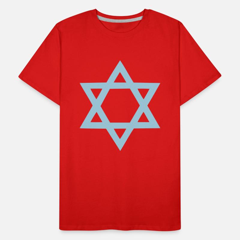 Davidstern Männer Premium Bio T-Shirt