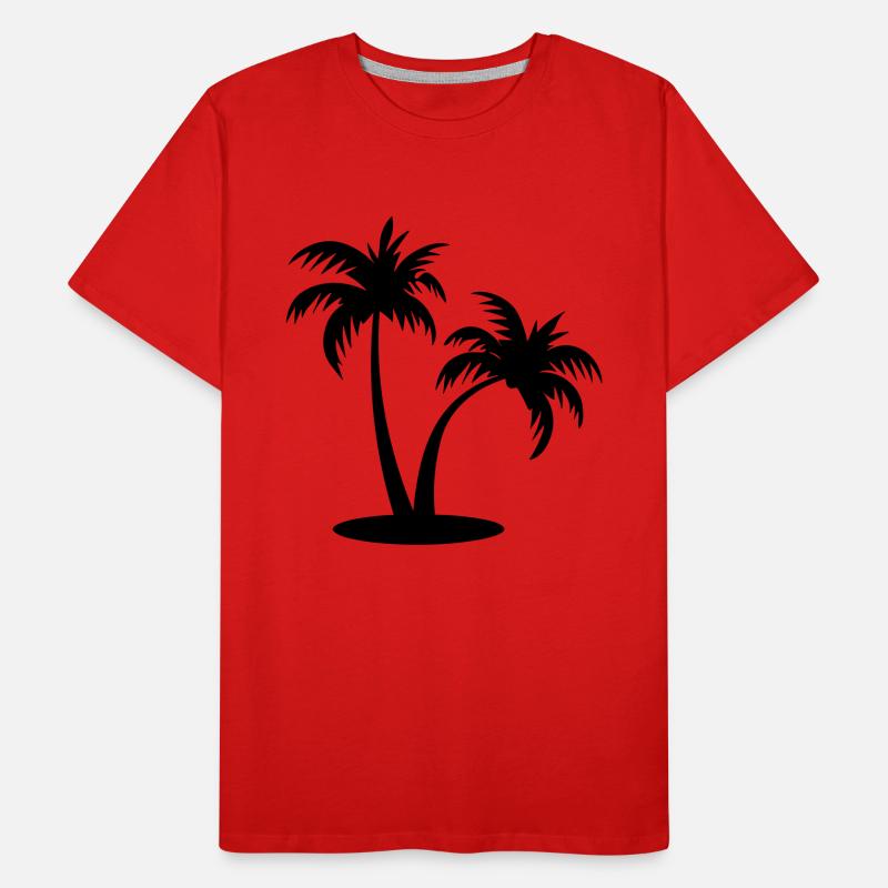 palm tree Men's Premium Organic T-Shirt