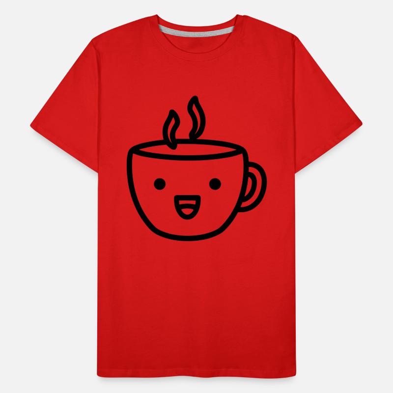 Mug de café T-shirt bio Premium Homme