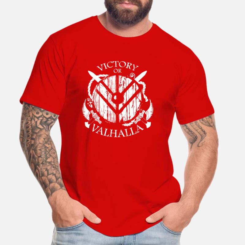 Wikinger oder Valhalla Männer Premium Bio T-Shirt