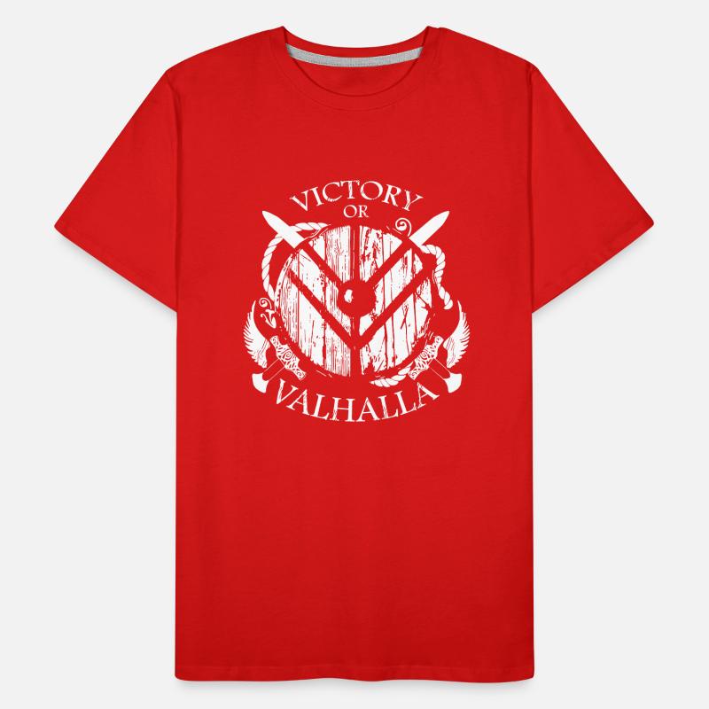 Wikinger oder Valhalla Männer Premium Bio T-Shirt
