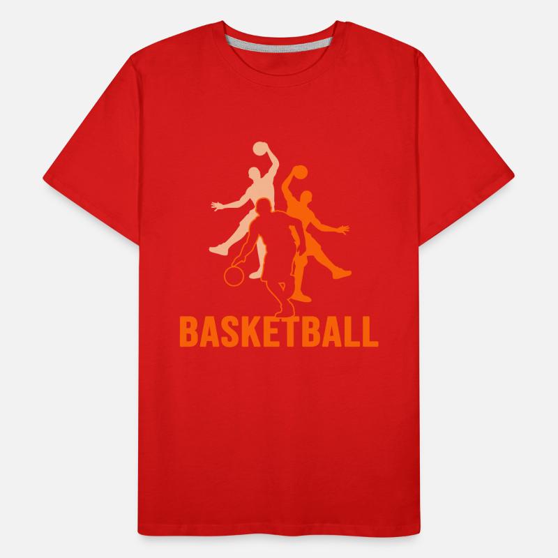 basket-ball slamdunk basketteur dunking T-shirt bio Premium Homme