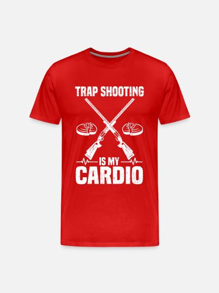 Trapschießen - Männer Premium Bio T-Shirt - Rot