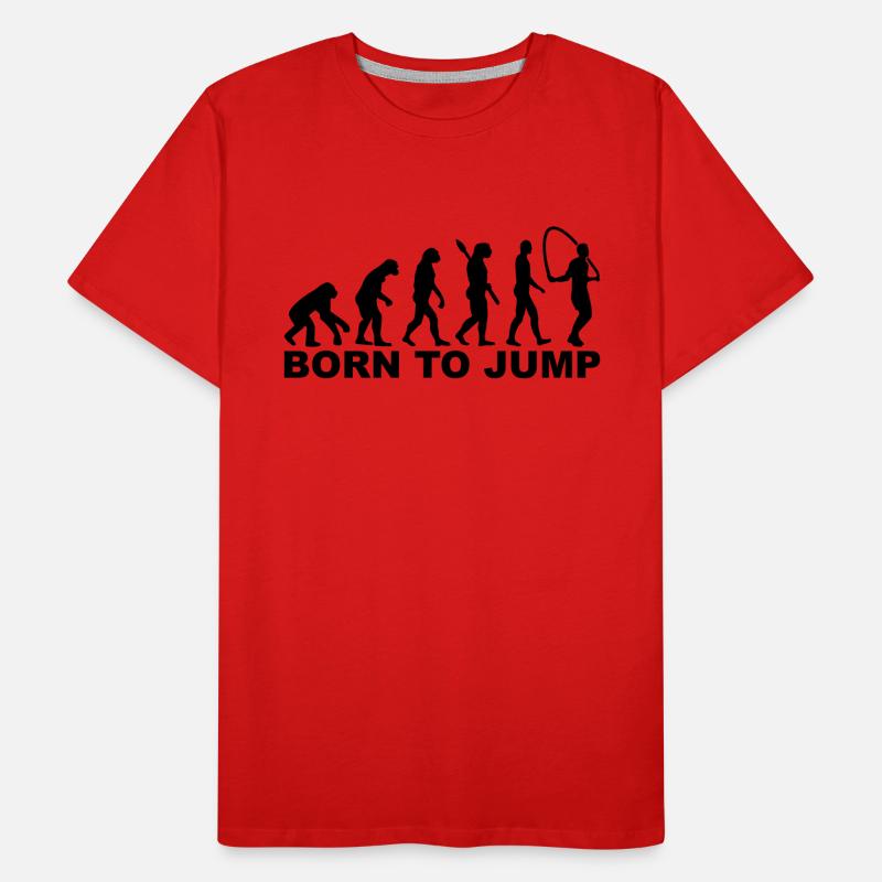 Seilspringen Männer Premium Bio T-Shirt