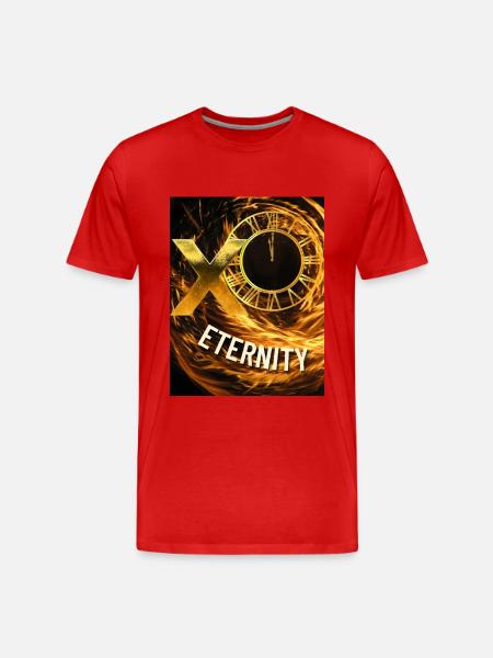 Conception d’une éternité dorée - T-shirt bio Premium Homme - rouge