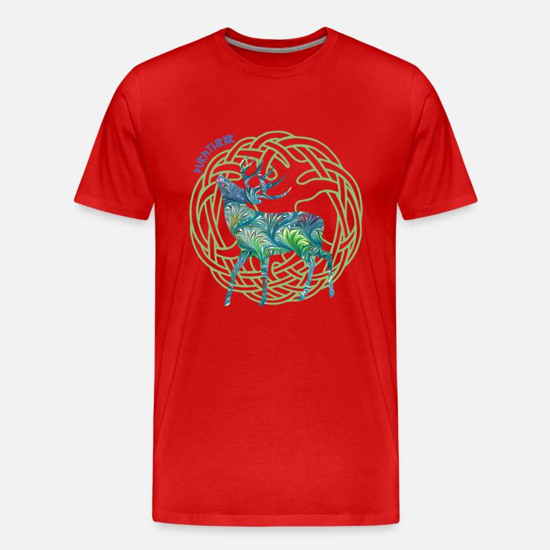 hirsch durathror e 115 - T-shirt bio Premium Homme - rouge