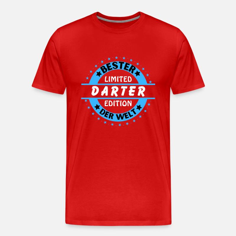 Bester Darter der Welt - Männer Premium Bio T-Shirt - undefined