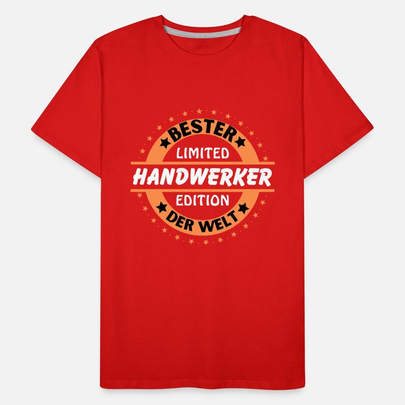 Bester Handwerker der Welt Männer Premium Bio T-Shirt