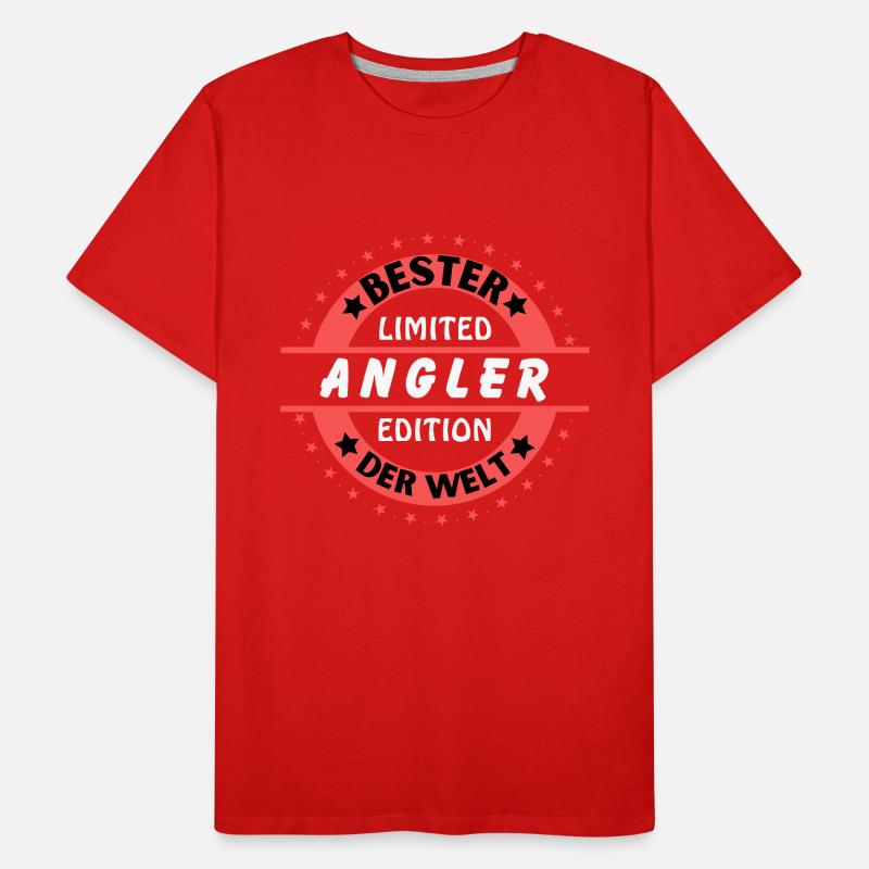 Bester Angler der Welt Männer Premium Bio T-Shirt