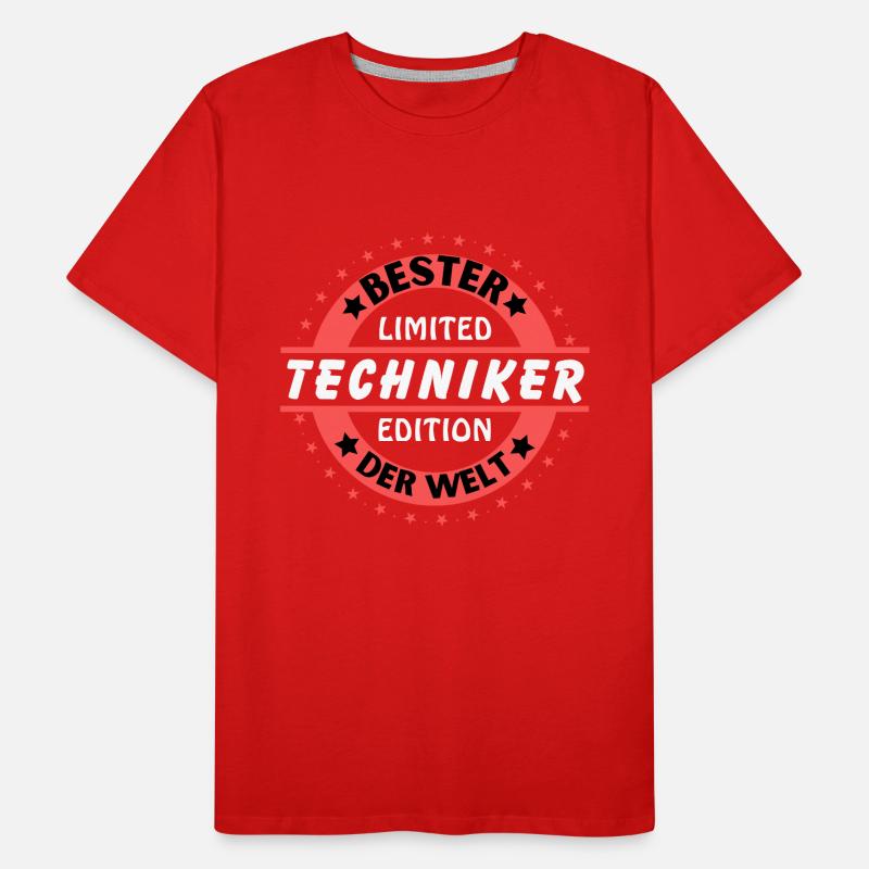 Bester Techniker der Welt Männer Premium Bio T-Shirt