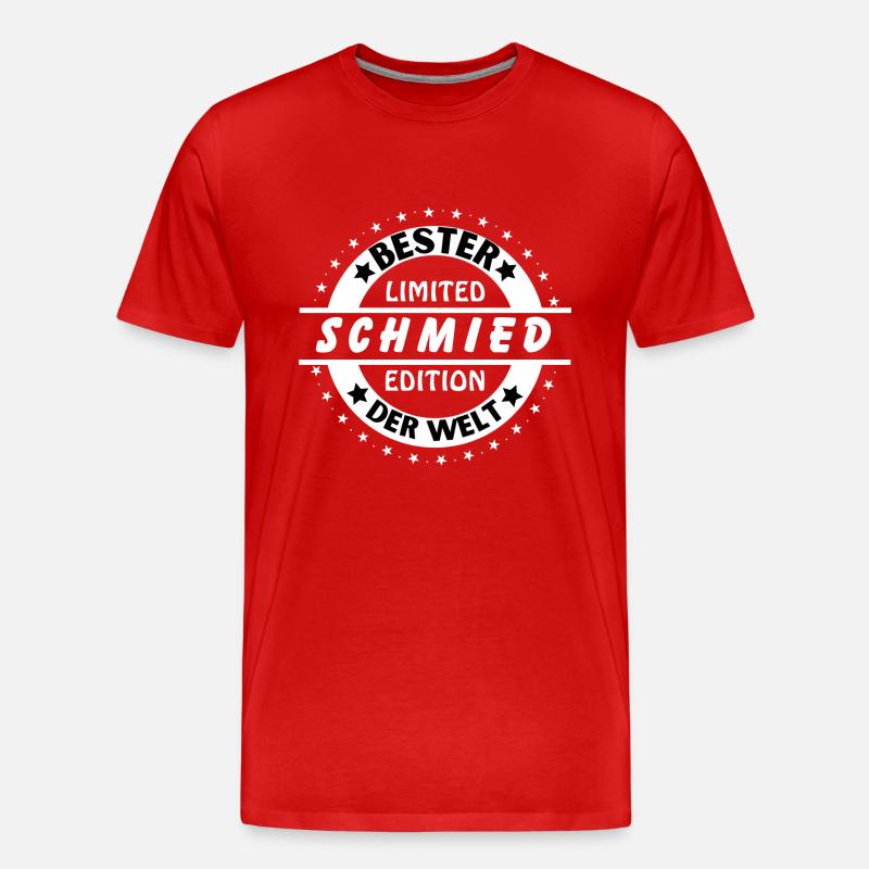 Bester Schmied der Welt - Männer Premium Bio T-Shirt - undefined