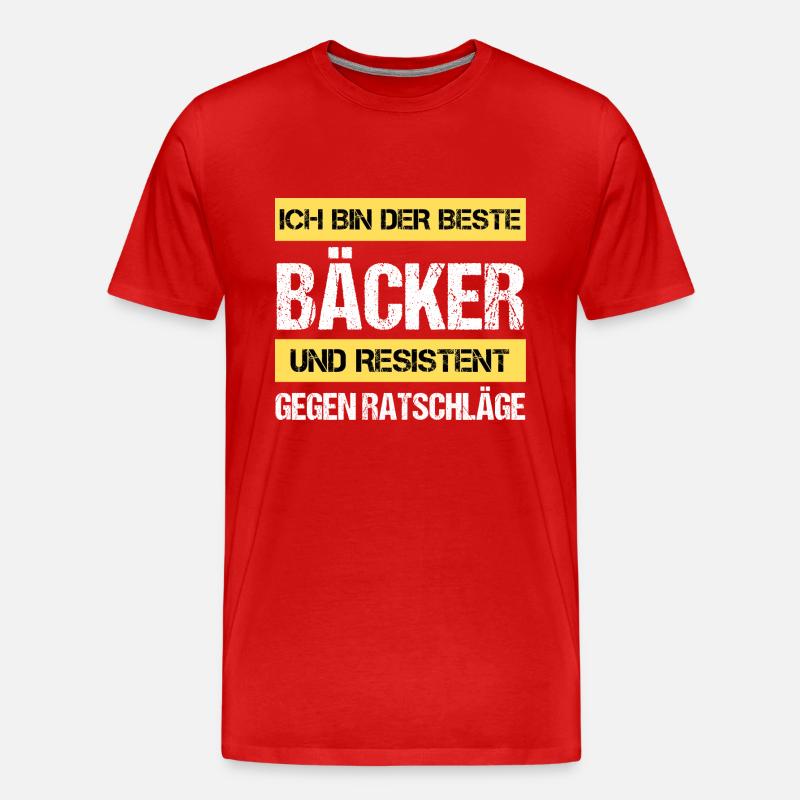 Resistenter Bäcker - Männer Premium Bio T-Shirt - undefined
