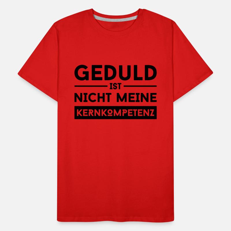 geduld Männer Premium Bio T-Shirt