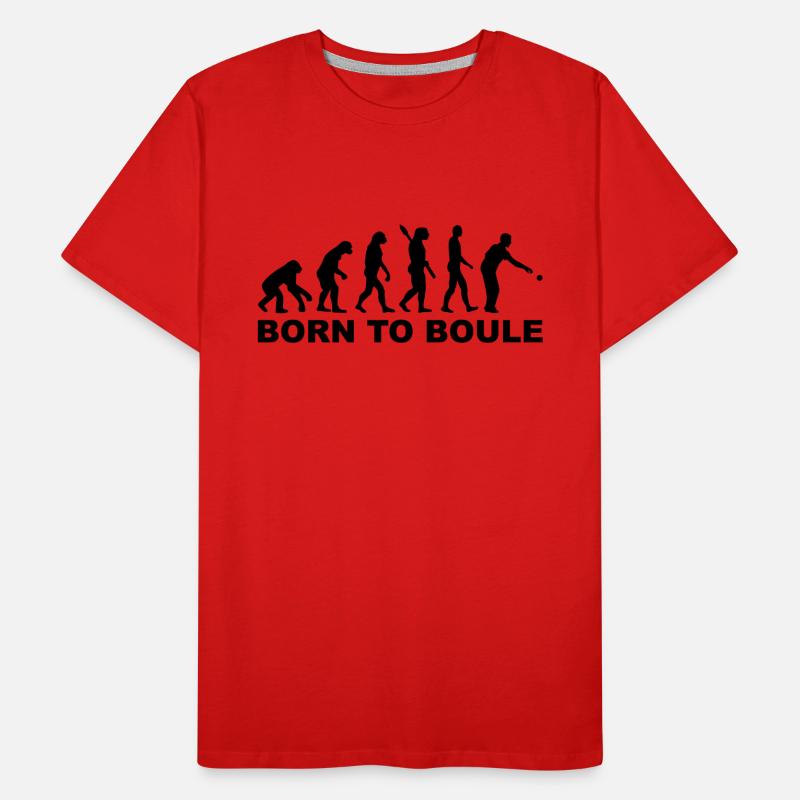 Pétanque Évolution T-shirt bio Premium Homme