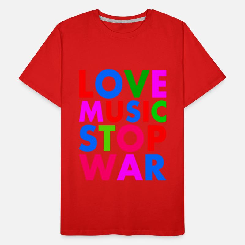 Stop war Men's Premium Organic T-Shirt