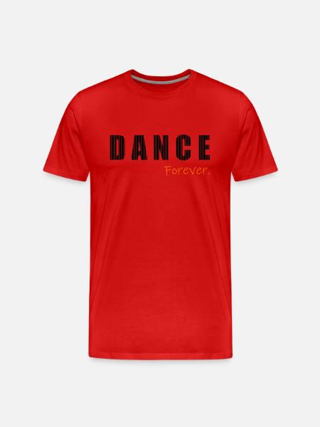 DANCE. DANCE. SPORT - Men's Premium Organic T-Shirt - red