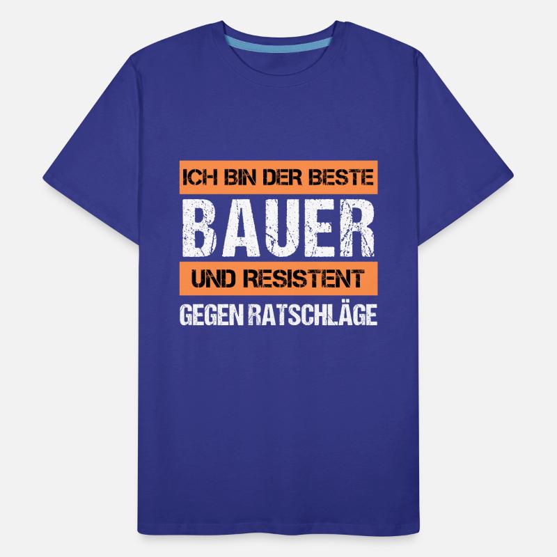 Resistenter Bauer Männer Premium Bio T-Shirt