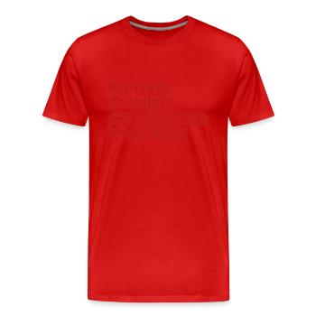 Leverkusen - Deutscher Meister 2024 - Männer Premium Bio T-Shirt - Rot - Vorne - Damien (186cm)