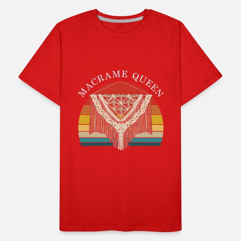 Macramé Queen T-shirt bio Premium Homme
