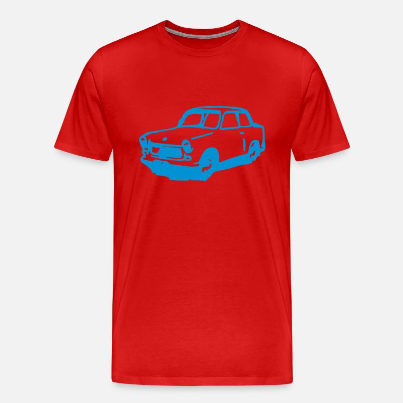 trabbi - Männer Premium Bio T-Shirt - Rot