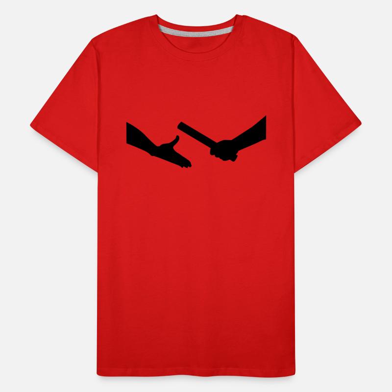 Course relais T-shirt bio Premium Homme