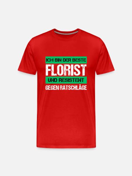Fleuriste résistant - T-shirt bio Premium Homme -