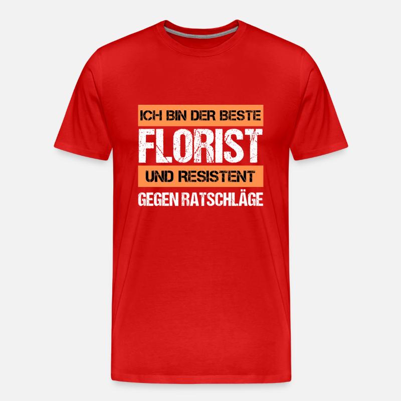 Resistenter Florist - Männer Premium Bio T-Shirt - undefined