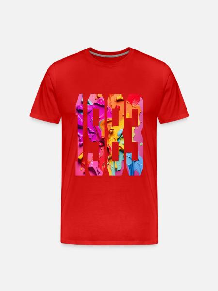 BUNT 43RD BIRTHDAY 1983 - Men's Premium Organic T-Shirt - red