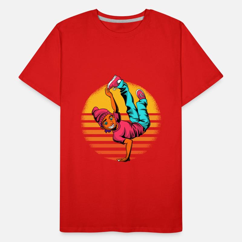 Breakdance Breakdancer Breakdancing T-shirt bio Premium Homme