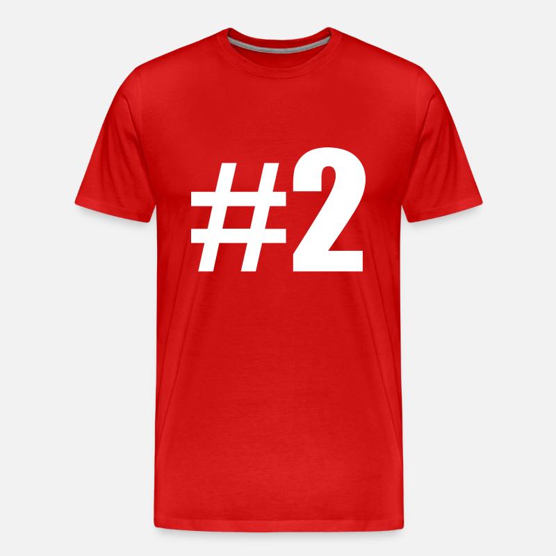 #2 - Männer Premium Bio T-Shirt - Rot