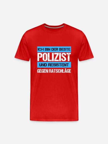 Policier résistant - T-shirt bio Premium Homme - 