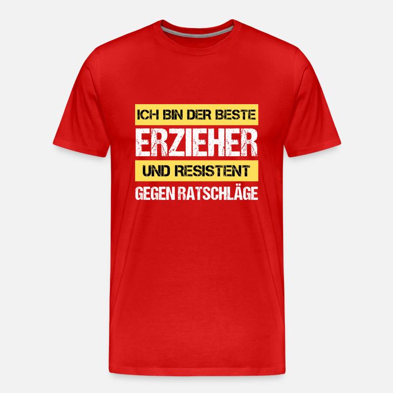 Resistenter Erzieher - Männer Premium Bio T-Shirt - undefined