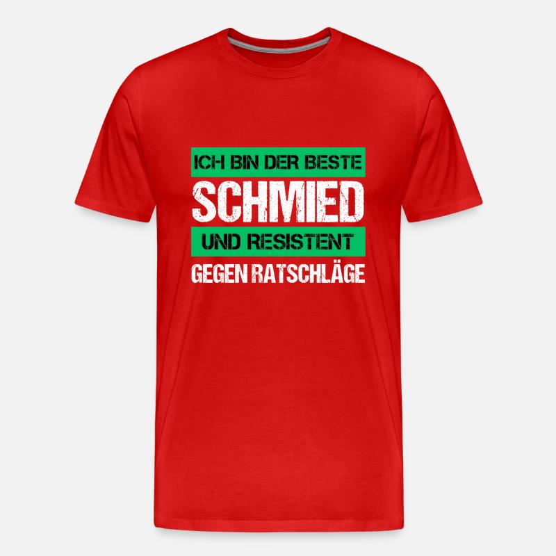 Resistenter Schmied - Männer Premium Bio T-Shirt - undefined
