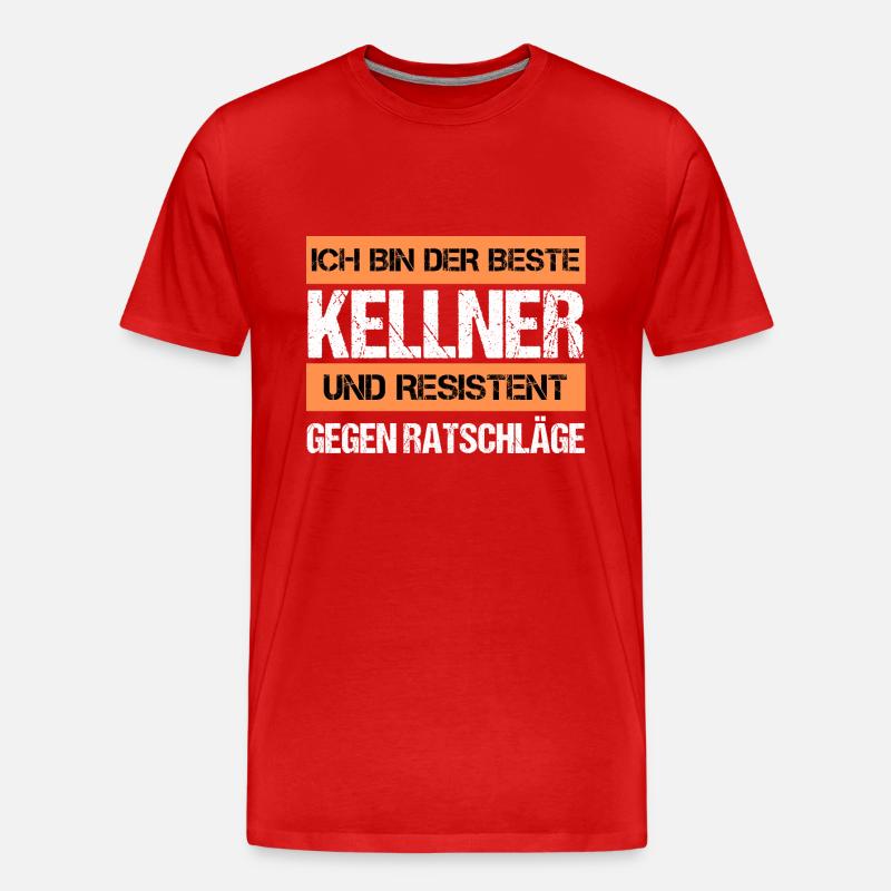 Resistenter Kellner - Männer Premium Bio T-Shirt - undefined