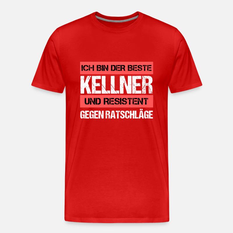 Resistenter Kellner - Männer Premium Bio T-Shirt - undefined