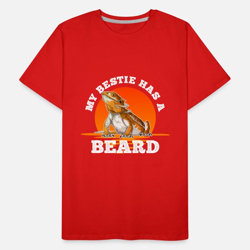 Bartagame Meine beste Freundin Hat Einen Bart Männer Premium Bio T-Shirt