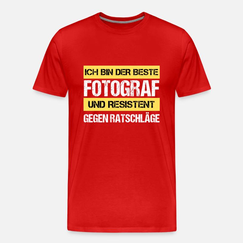 Resistenter Fotograf - Männer Premium Bio T-Shirt - undefined
