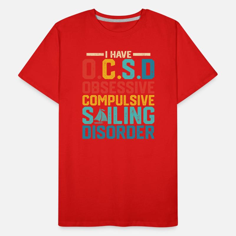 obsessive Sailing T-shirt bio Premium Homme
