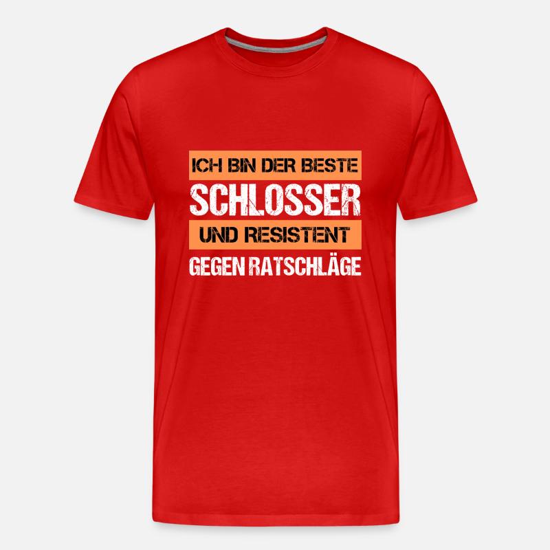 Resistenter Schlosser - Männer Premium Bio T-Shirt - undefined