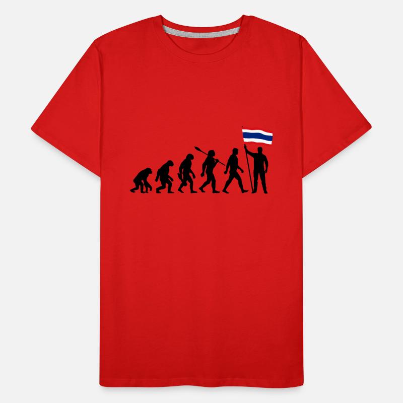 Thaïlande - Evolution - Drapeau - Nation T-shirt bio Premium Homme