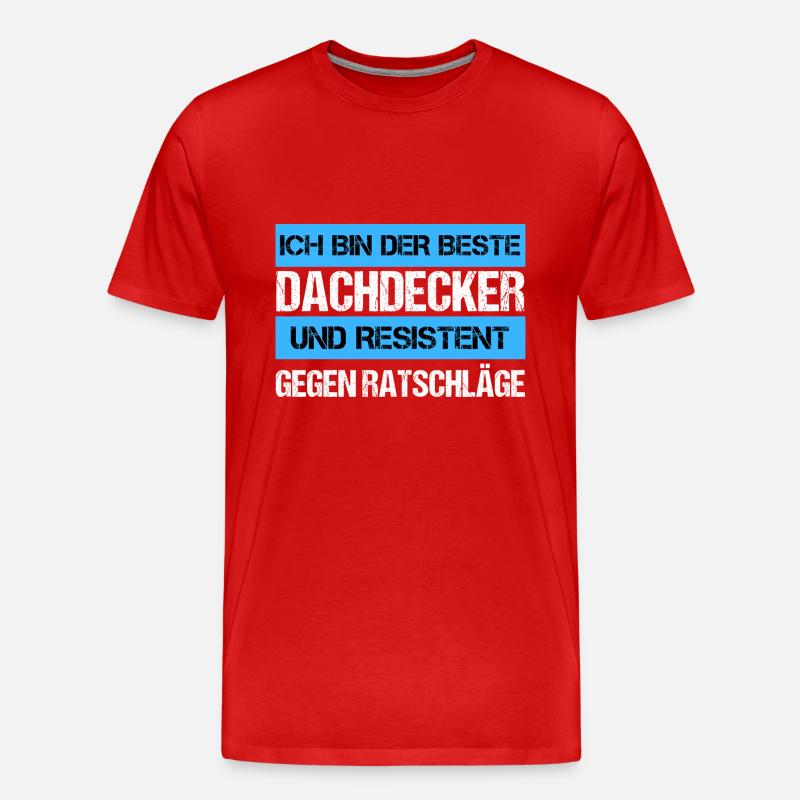 Resistenter Dachdecker - Männer Premium Bio T-Shirt - undefined